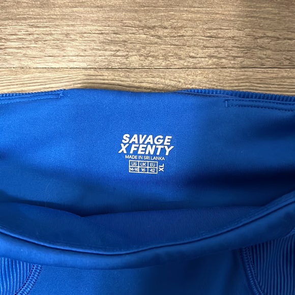 Savage X Fenty Curve Alert High-Waist Rib Legging Basically Blue Size 14-16 | XL - Picture 7 of 10